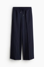 Wide-cut Pull-on Pants