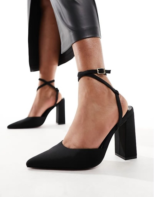 Paige high block heels in black