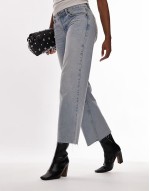 Nyla ankle boots with angled block heel in black
