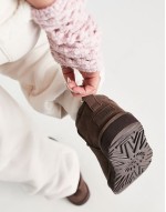 Classic Ultra Mini boots in chocolate